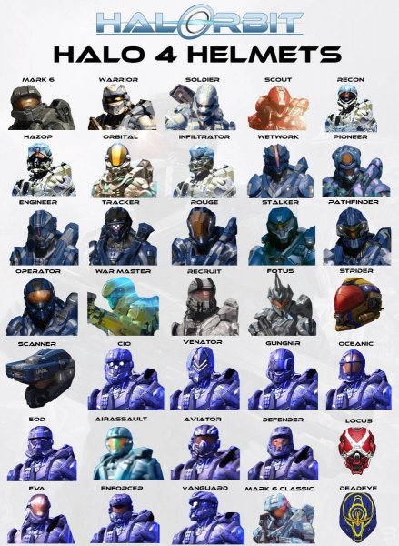 halo 4 helms