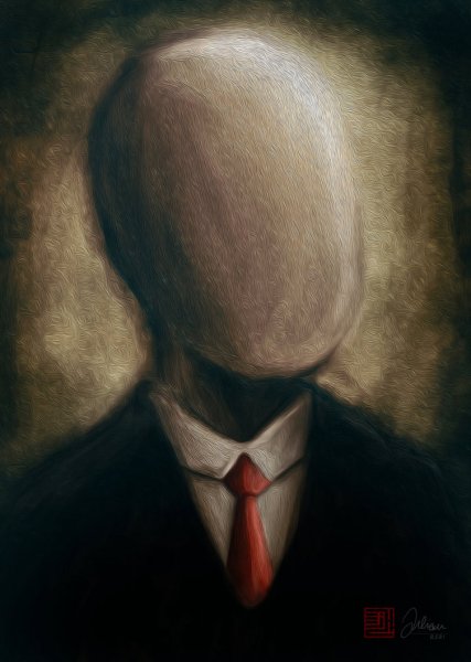 Slender Man Painting The slender Man 31474708 753 1060