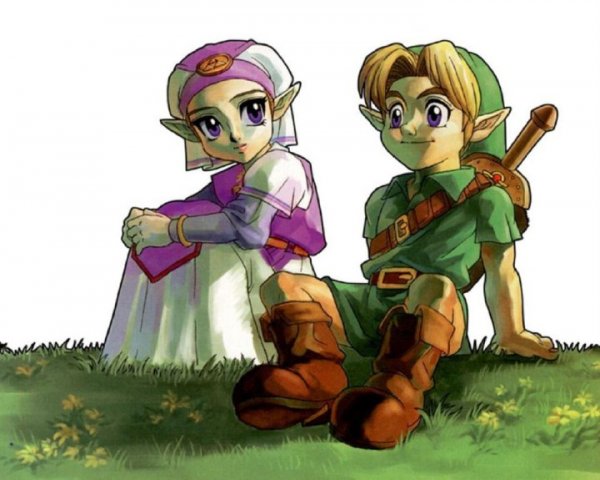 Young Zelda And Young Link