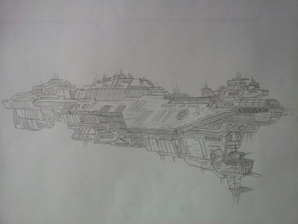 Halo drawings in progress
