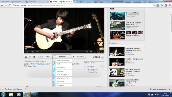 Youtube download buttons!