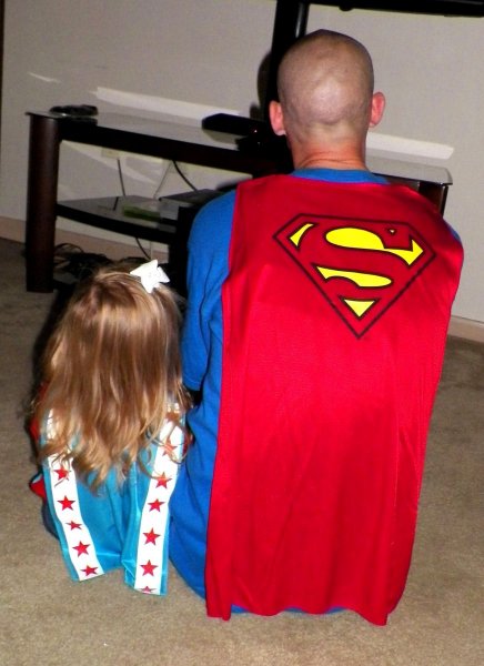 Wonder Woman and Superman.