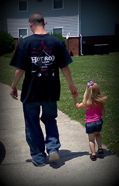 Daddy's little girl.