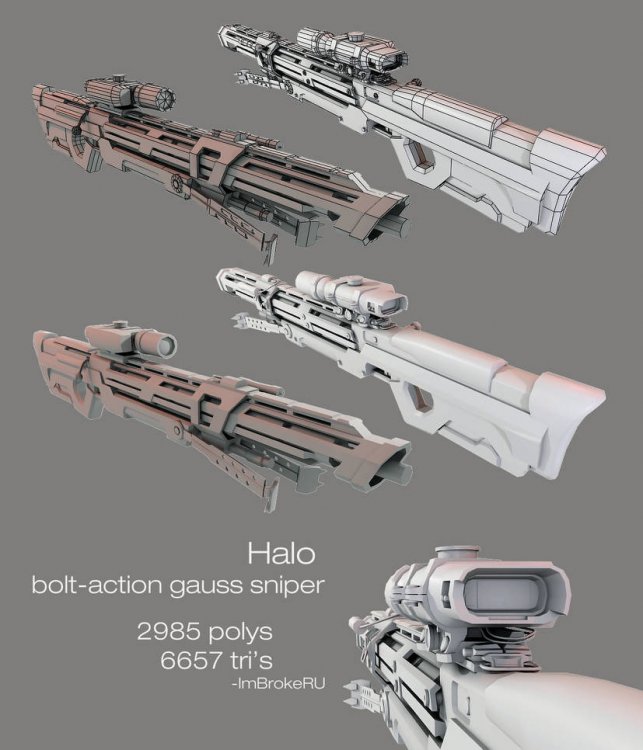 Halo Bolt Action Gauss Sniper